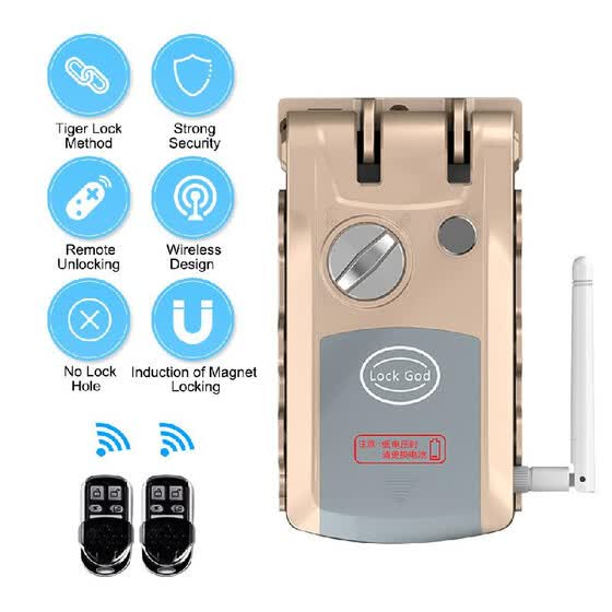 Shop Intelligent Remote Control Lock Invisible Anti Theft Security