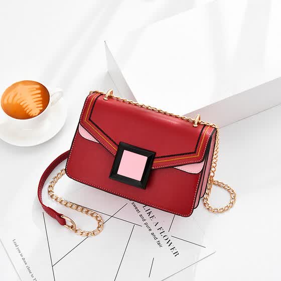 Nuevo bolso cuadrado pequeño de moda para mujer, bolso de Nuevo bolso cuadrado pequeño de moda para mujer, bolso de