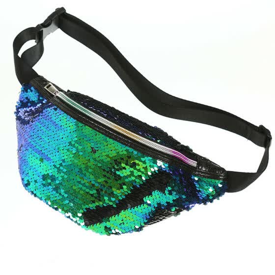 mermaid sequin fanny pack