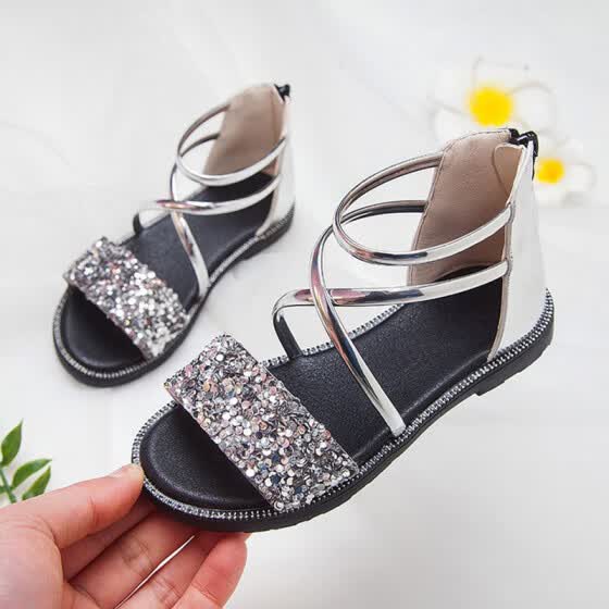 Shop Summer Summer Kids Sandals Sequin Design Sandal Girl Open Toe