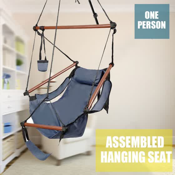 Shop Hammock Air Deluxe Hanging Chair Swing Seat Indoor Outdoor