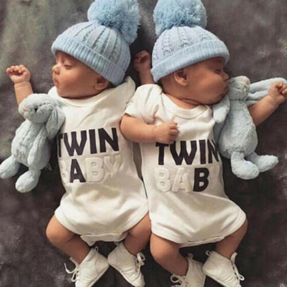 Shop Newborn Infant Baby Boys Girls Bodysuit Twin Romper Jumpsuits Outfits Clothes Online From Best Babywear On Jd Com Global Site Joybuy Com