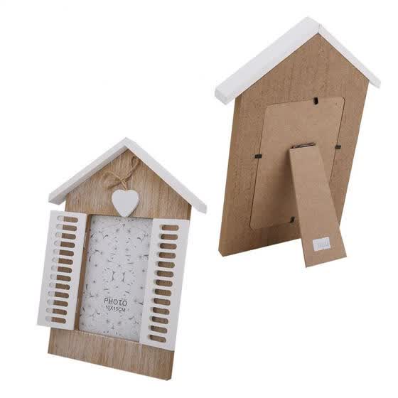 Greensen European Style Vintage House Shaped Photo Frame Home European Style Vintage House Shaped