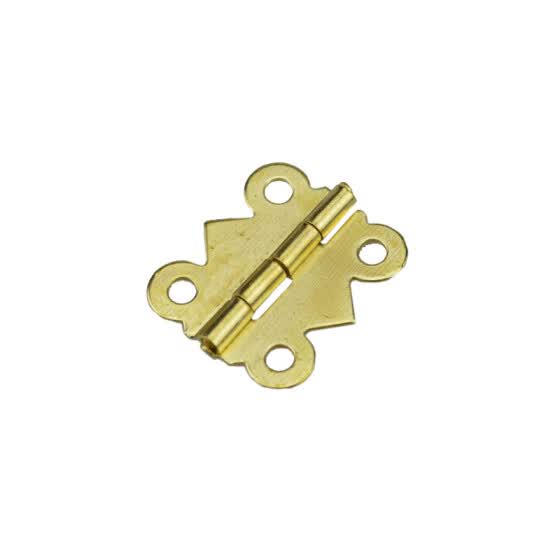 Shop 15pcs Vintage Brass Color Iron Mini Butterfly Butt Hinges
