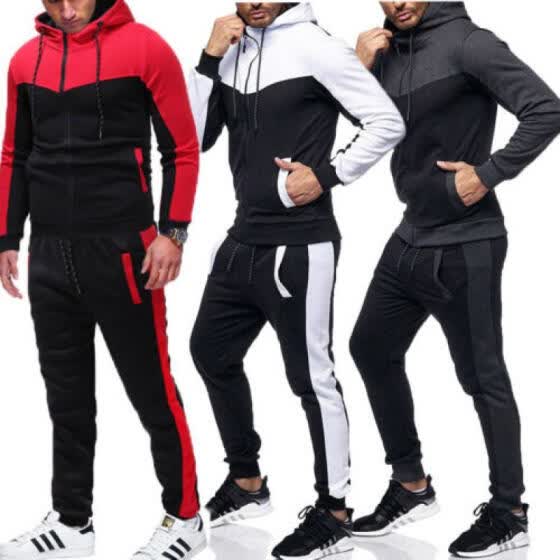 mens tracksuit with zip pockets