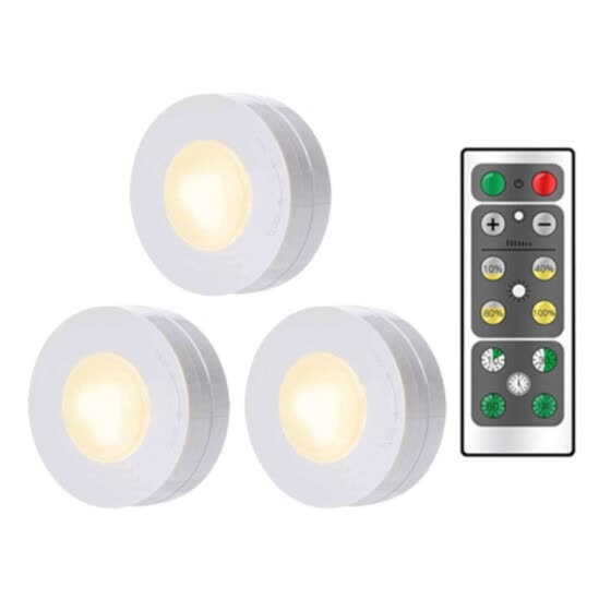 Shop 3 Lights 1 Remote Controller Touch Night Lamp Battery Powered