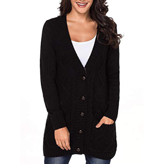 womens button down cardigan with pockets