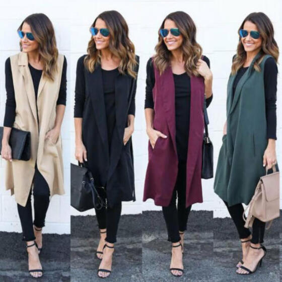 Shop Celeb Womens Casual Loose Long Duster Coat Jacket Cardigan