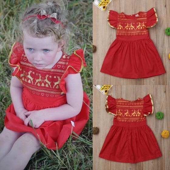 christmas party dress for baby girl