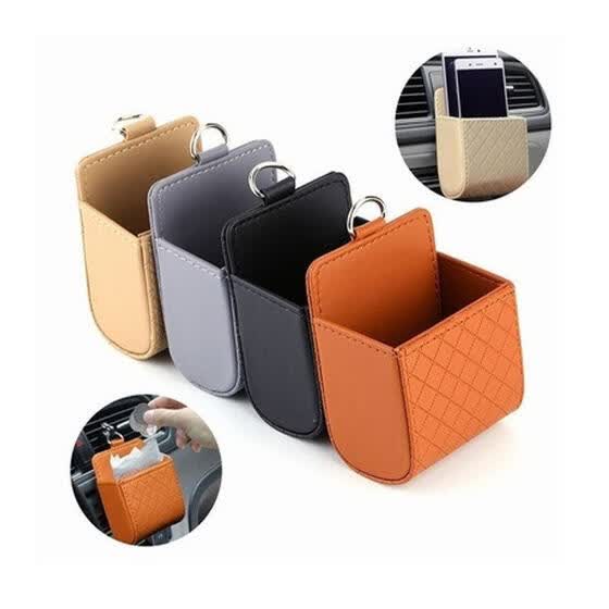 Shop Universal Car Mobile Phone Bag Dedc Pu Leather Car Auto Outlet Air Vent Trash Case Mobile Phone Holder Bag Pouch Hot Sale Online From Best Other Parts On Jd Com Global Site