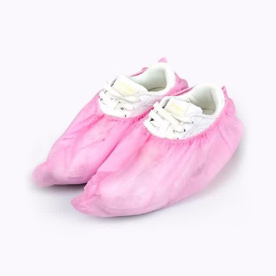 Shop 100pcs Pack Anti Slip Disposable Shoe Covers Thickened Non
