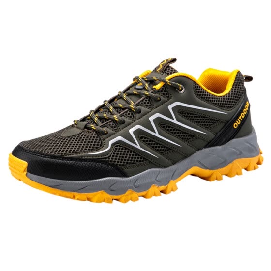 men's breathable mesh casual light outdoor hiking shoes