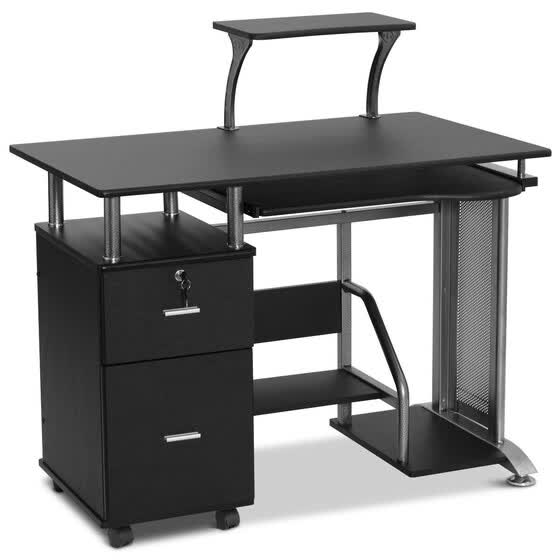 Black Computer Desk With Printer Shelf From Best Home Black Computer Desk With Printer Shelf
