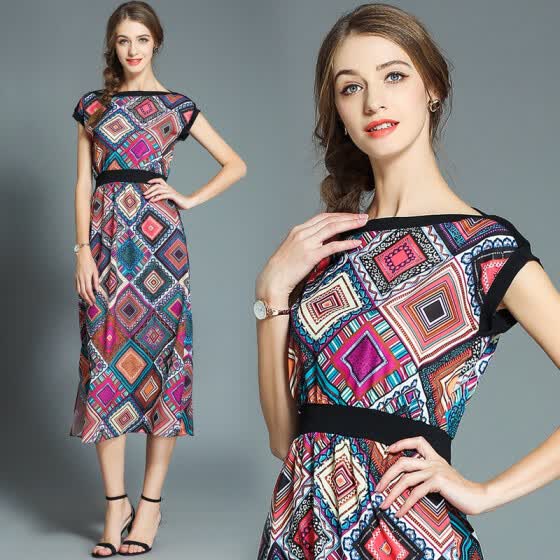 printed chiffon dresses