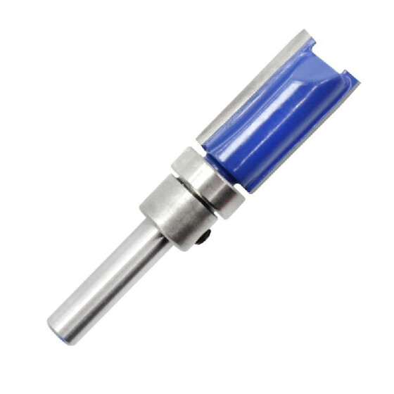 Top Bearing 1//2/"Flush Blade Woodworking Milling Cutter Router Bit 1//4/" Shank