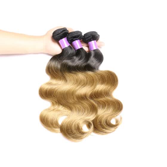 Shop Ombre Malaysian Body Wave Hair Bundles 100 Human Hair Non