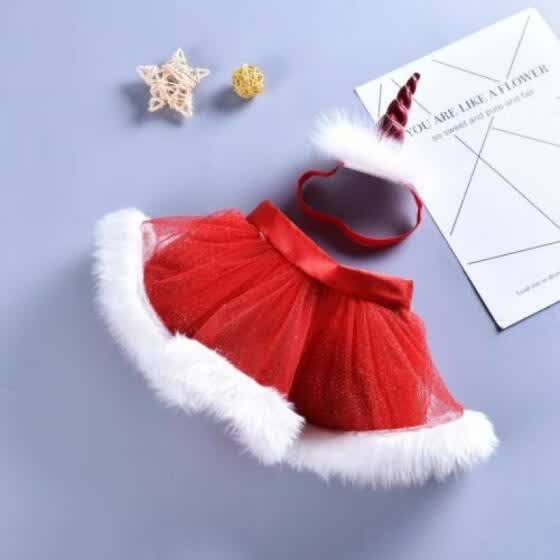 infant red tutu skirt