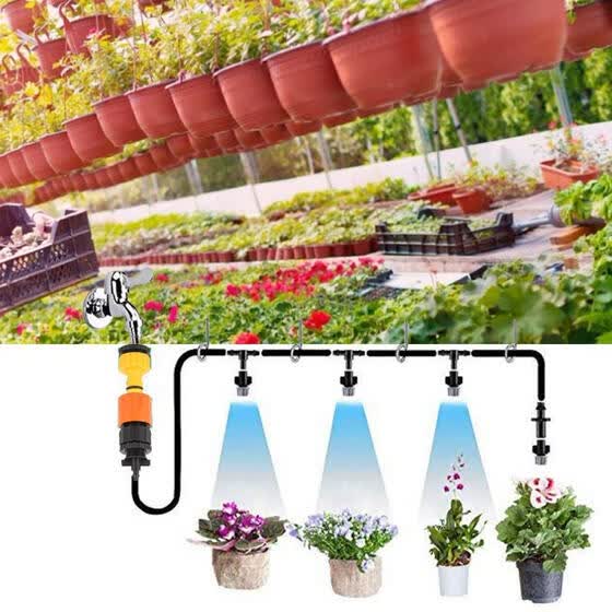 Greensen Water Misting Cooling System Sprinkler Nozzle Garden Greensen Water Misting Cooling