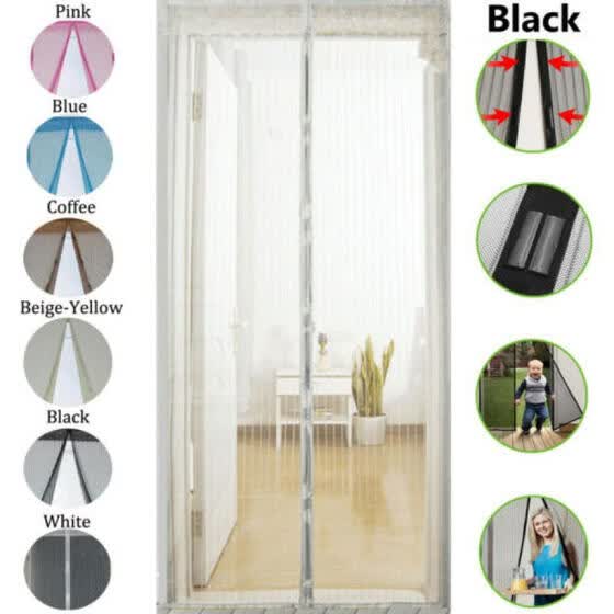 Shop Uk Magic Magnetic Door Mesh Curtain Insect Bug Fly Mosquito