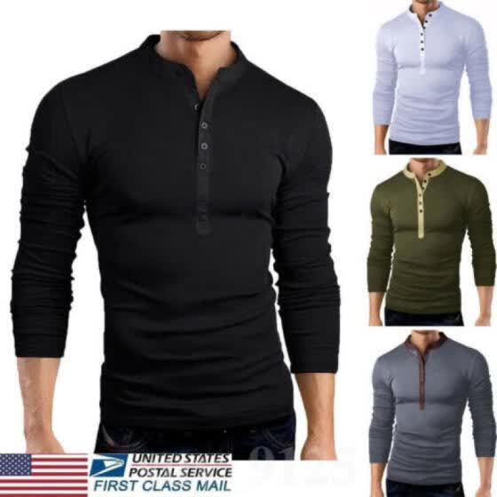 henley shirt muscle