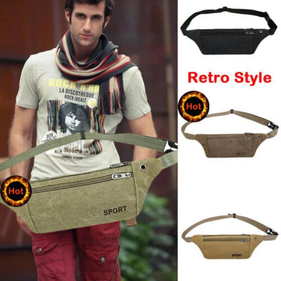 Military Cell Phone Case Belt Bag Hiking Sport Nylon Men Small Fanny Waist Pack