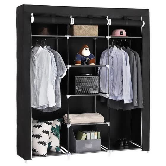 Shop Portable Closet Organizer Wardrobe Storage Organizer With