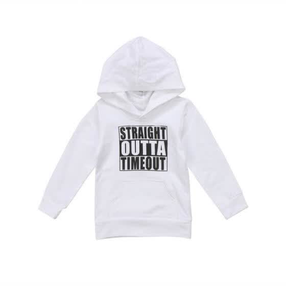 baby boy white hoodie