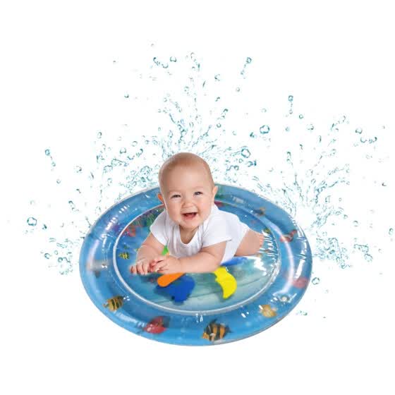 splashing water play mat