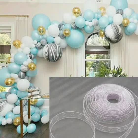 Shop 5m Balloon Decorating Strip Connect Plastic Chain Single Hole