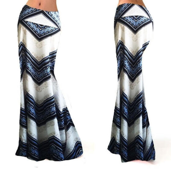 High Waist Floor Length Long Skirt And Top