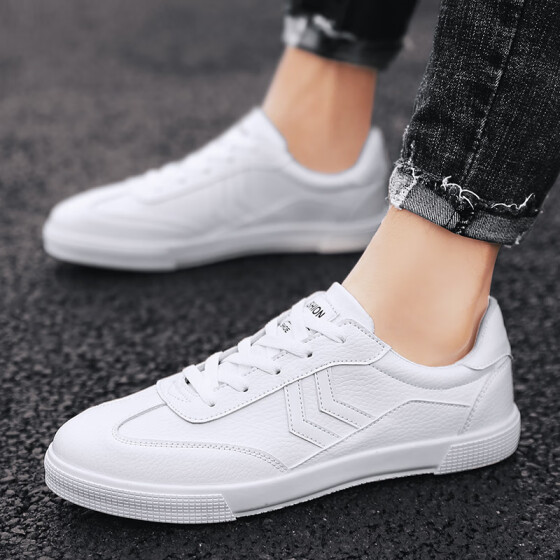 white shoes men Korean fashion casual 
