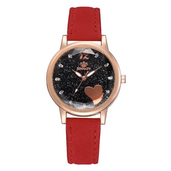 Shop Diamond Love Mirror Quartz Watch Romantic Star Watch To Send Girlfriend Gift Table Online From Best Couple Watches On Jd Com Global Site Joybuy Com