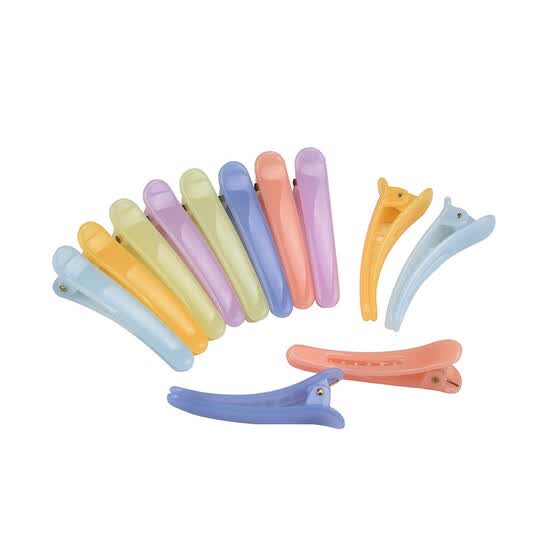 Shop Follure 12 Pcs Multicolor Plastic Duck Teeth Hair Clips