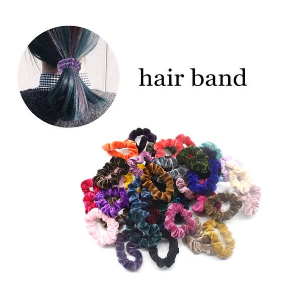 Shop Follure 20 Pack Hair Velvet Elastics Hair Ties Bright