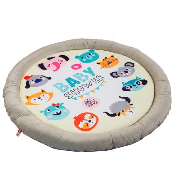 Shop Fenced Kids Activity Play Mat Baby Playmat Round Rug Carpet