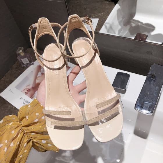 transparent sandals online