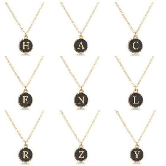 Shop Gold A Z 26 Alphabets Letters Necklace For Women Multicolor Pearl Zircon Pendant Necklace Couple Name Letters Fashion Jewelry Online From Best Chain Necklaces On Jd Com Global Site Joybuy Com