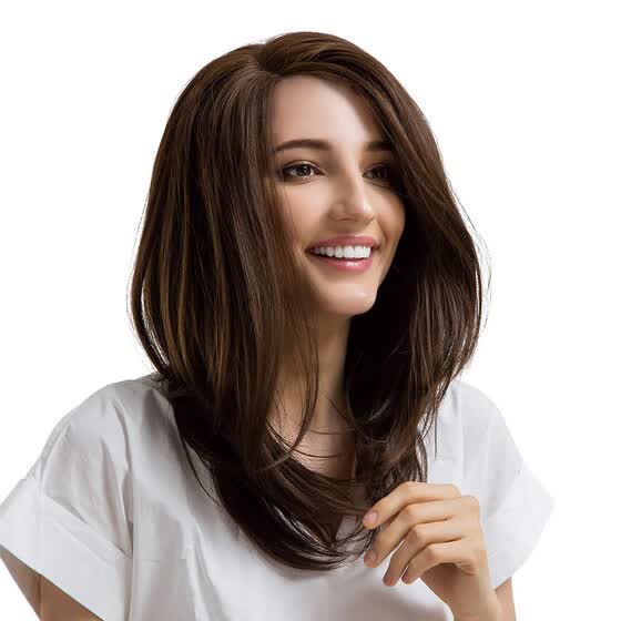 Shop Follure Ladies Daily Straight Light Brown Side Parting