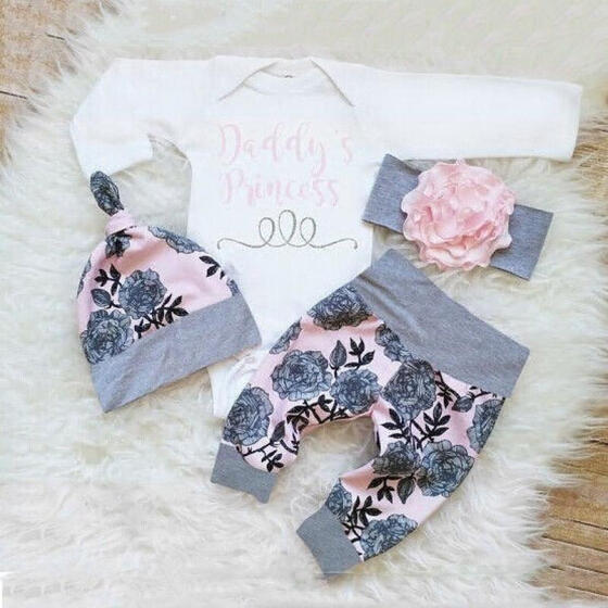 3X Newborn Infant Toddler Baby Girl Boy Romper Bodysuit Jumpsuit Sunsuit Clothes