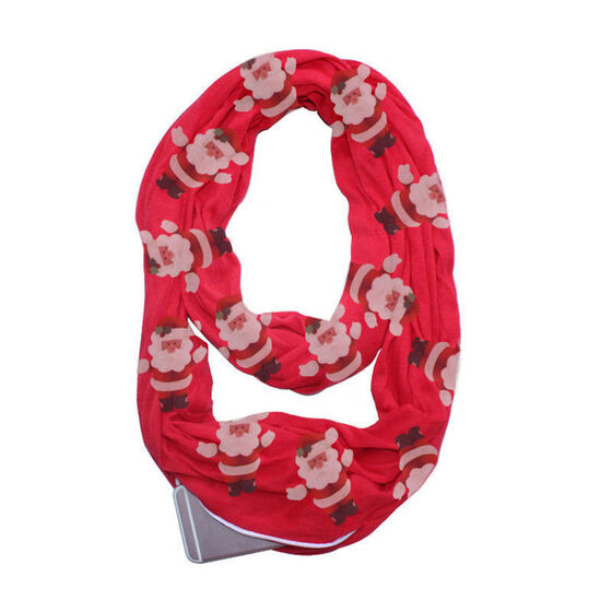 Womens Ladies NEW Christmas Festive Scarf Snow flake Gift