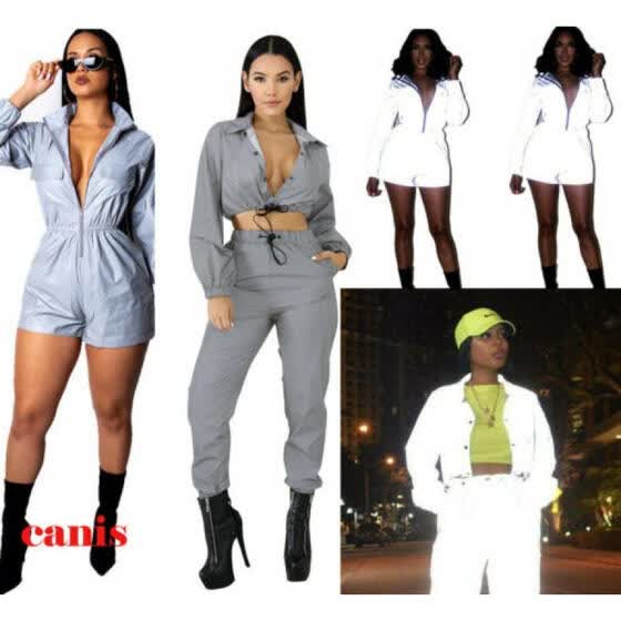reflective jumpsuit fashion