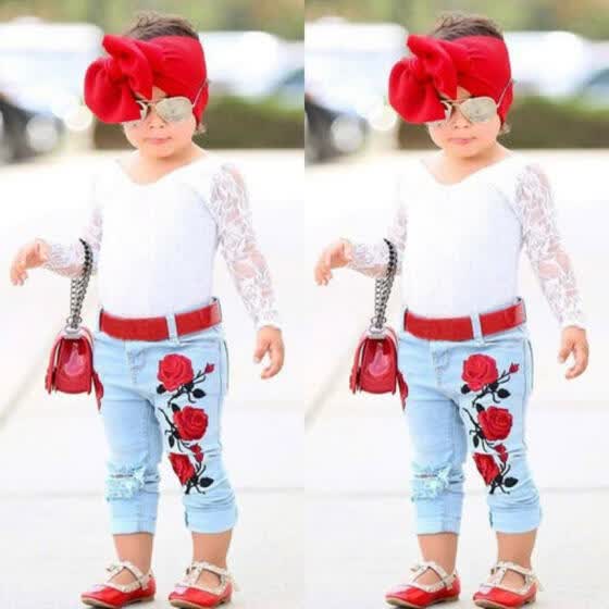 denim pants for baby girl