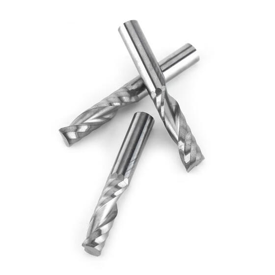 5pcs 6mm Shank Tungsten Carbide Single Flute End Mills Spiral Cutters CNC Milling High Quality Bits CNC Bits