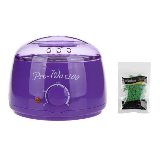 Shop 500cc Paraffin Wax Warmer Heater Hair Remover Us Purple