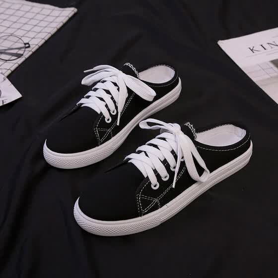 half canvas shoes