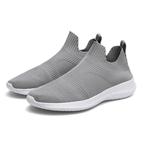 men's casual breathable flyknit sneakers