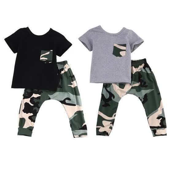 baby camo tracksuit