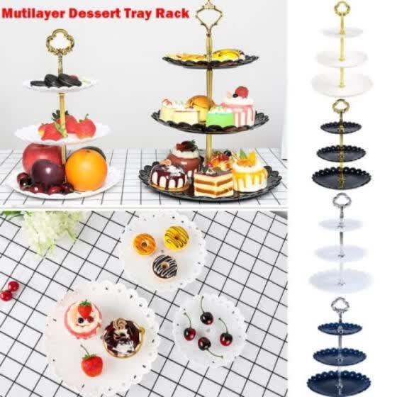 Shop Birthday Party 3 Tier Stand Three Layer Fruit Plate Cake