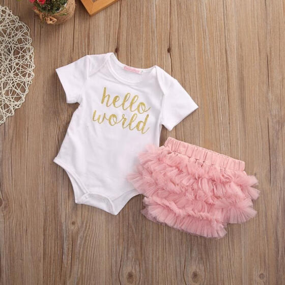 newborn baby girl dress set