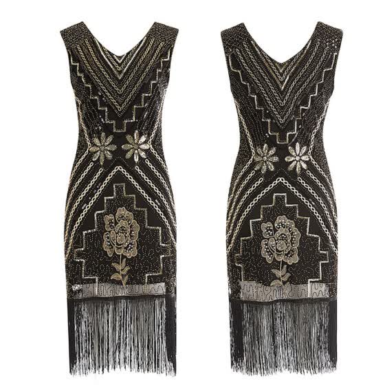 flapper tassel dress